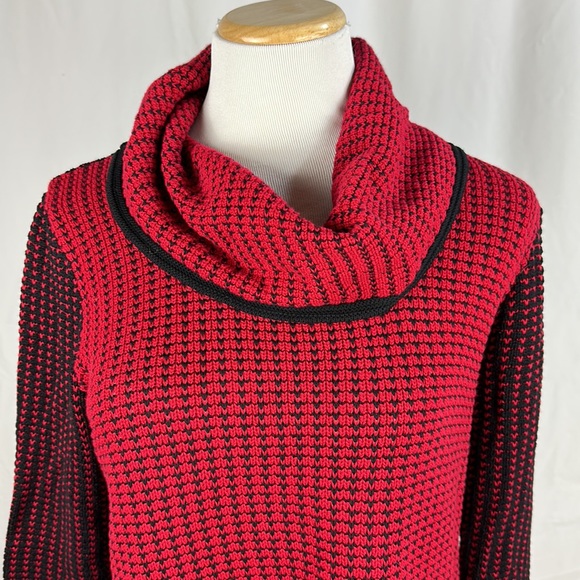 Calvin Klein Cowl Neck Long Sleeve Tunic Sweater - Picture 2 of 6